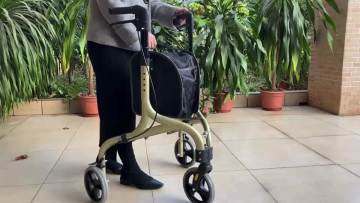 Popular and Hot sales 3 wheels Lightweight Rollator Adult Walker TRB011