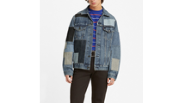Bulk Designer Patches for Jean Jackets Mens Color Block Distressed Denim Jacket Men1