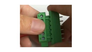 HQ2EDGKRM plug in wire to board terminal block copper connector 5.0mm 5.08mm1