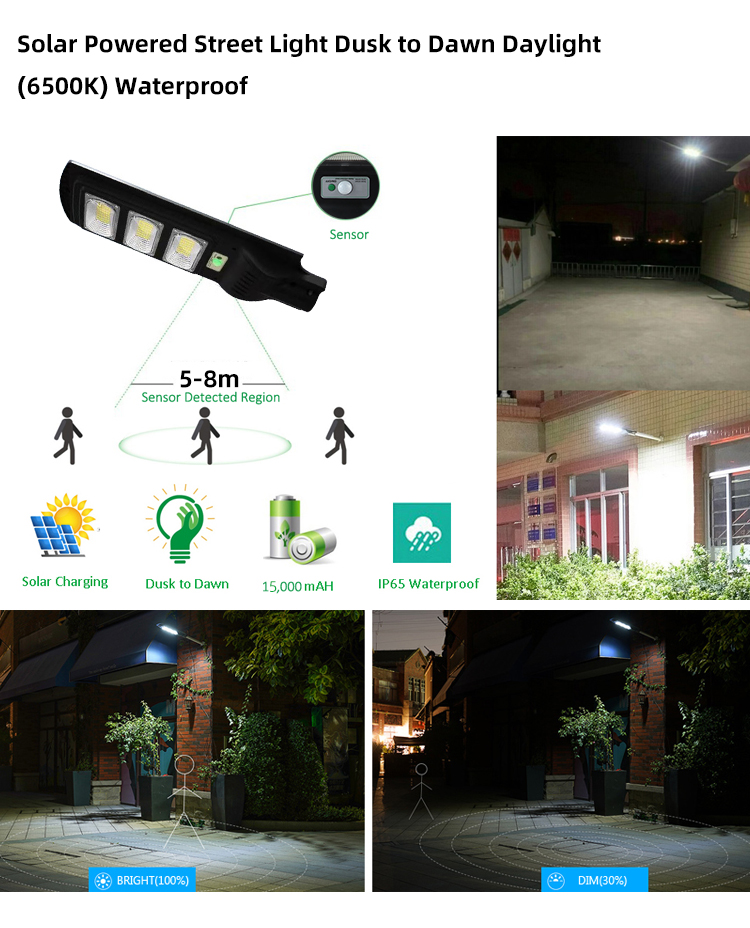 Hot Selling Modern Waterproof 60W 120W 180W 240W All In One Integrated Led Solar Street Light Price