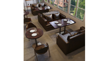 Shop commercial tables and chairs retro industrial style bar restaurant sofa deck table and chair combination customize safo1