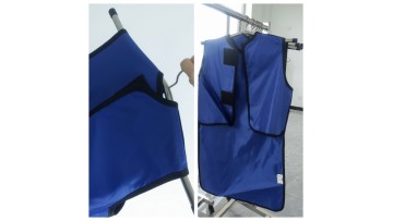 back fasten lead vest