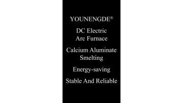 Calcium aluminate DC submerged arc furnace