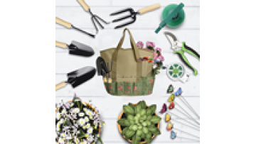 Hot sale Carbon Steel Customized garden hand tools Flower Planting garden tool kit1