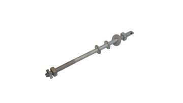 Hot DIP Galvanized Forged Single Upset Spool Bolt for Pole