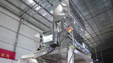 Edible salt filling packaging line