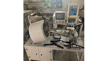 Small plastic hanger hook machine