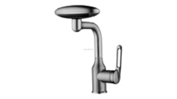 X8981 Steel Deck-Mounted Wash Basin Faucet with 4 Color Options and 360 Degree Sprayer1