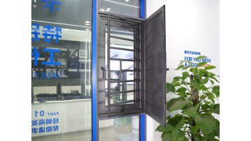 Aluminum double window beside the bed GUANGHUI 115