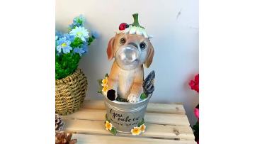 Dog Shaped Courtyard Resin Ornaments