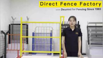 Low price welded and removable stainless steel grating wire mesh Australia temporary fence1