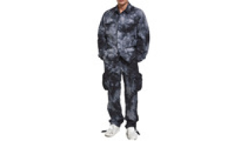 OEM High Quality Tied Dye Ripped Denim Jeans Loose Straight Baggy Cargo Jeans For Men1
