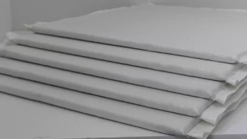 Glass fiber quilted