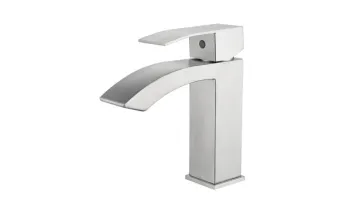 6101 Modern Single Handle Deck Mount 304 Stainless Steel Bathroom Basin Faucet1