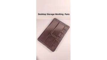 9-Compartment Plastic Black Office Desk Drawer Organizer1
