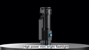 Waterproof 1000 LM XHP50 Aluminium MINI USB C Rechargeable Portable LED Flashlight Self Defense Keychain Tactical Flashlight1