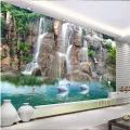 beibehang wallpaper for walls 3 d,wall paper Custom wallpapers large murals beautiful fresh water 3D TV backdrop,papel de parede