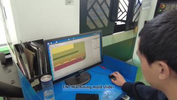 CNC machining mold slider