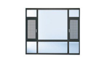 ODICK modern aluminum thermal break double glass windows casement window1