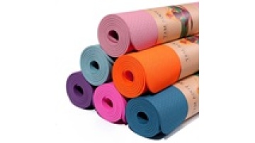 Gym 6MM Single and Double Color mat de yoga Folding Durable Yoga Pad TPE Yoga Mat1