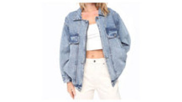 Women Hot Seller Oversized Style Fashion Lady Spring Summer Jean Jacket Loose Denim Coat Denim Jackets1