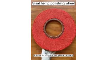 HENGHUA 2022 RED SISAL HEMP POLISHING WHEEL FOR ALL METAL AND PLASTIC PRODUCTS1