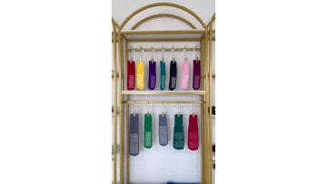 Hospital elderly single-tread medical anti slip socks1