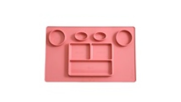 BPA Free Cute shape Silicone Baby Plate Suction Feeding Set For Kids Supplies1