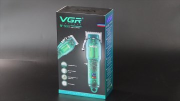 VGR V-660 New Desgin Barber Hair Cutting Machine Electric Trimmers Professional Rechargeable Cordless Hair Clipper for Men1