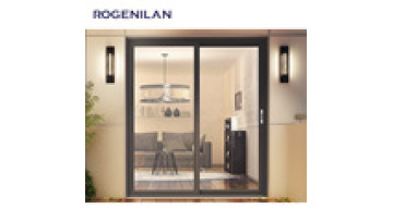 Rogenilan slim aluminium sliding door china automatic door sliding sliding door rail system1