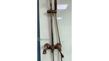 Rose Gold Shower Set With Spout
