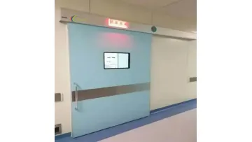 Pengchi Power Driven Fire Resistant Mould Proof Durable Metal Steel Automatic Sliding Medical Door of Hospital Furniture with CE1