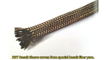 XWT basalt braided sleeving