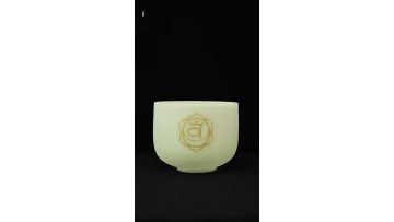 Q're Frosted Singing Bowl