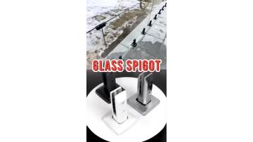 Precision Casting Stainless Steel 8-12mm Spigot Glass Pool Fence