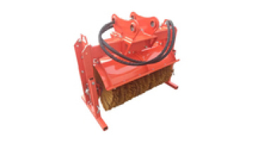 KAVAN 2024 Compact Excavator Attachment Hydraulic Rotating Broom Sweeper1