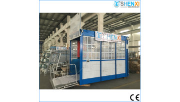construction hoist inspection and container loading