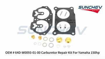 64D-W0093-01-00 Carburetor Repair Kit 