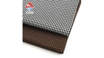 Customized Europe Style Pattern Houndstooth Jacquard Yarn Dyed Tricot Knit Suiting Fabric for Coat1