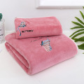 16 Colors Coral Fleece Absorbent Hair Swimming Face Hand Bath Microfibre Bathroom Towels Microfiber beach Towel Sets