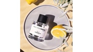 In Stock 50ml Flat Wide Rectangle Fragrance Perfume Glass Spray Bottle With Gold Cap1