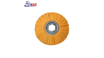 orange Z-type buffing wheel
