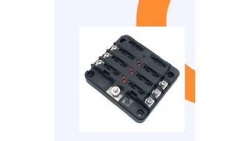 Fuse Block Blade Fuse Box Bus Bar Thumb screw LED Indicator 8 Way Blade Fuse Box Holder1