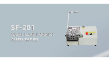 SF-201W   AUTO TAPED AXIAL LEAD FORMER