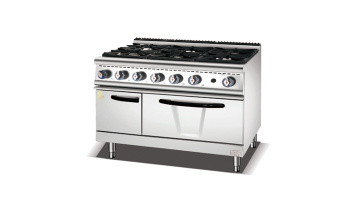 Commercial kitchen professional 6 burner gas cooking range prices industrial gas stove with oven restaurant machines equipment1