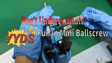 ball screw inspection
