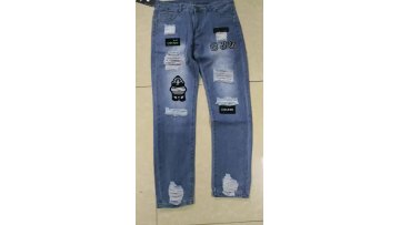 Biker White Art Patches Skinny Italy Men's Distressed Destroyed Badge Pants Jeans Slim Trousers men denim jeans1