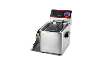 Industrials Deep Fryer For Restaurant Electric Pressure Standing Griddle Full Size China 8 Liter Basket Commercial Table Top1