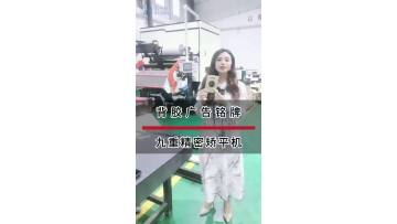 Backsheet adhesive nameplate levleing case