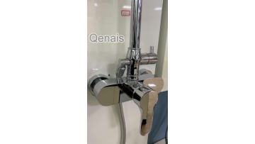 Sliding Bar Shower Mixer Set With Handheld
